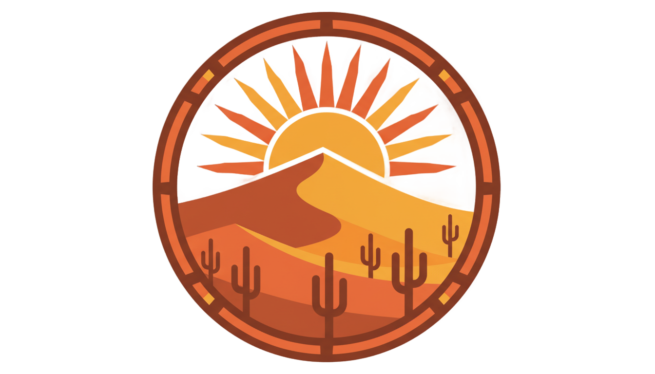 desert logo png PNG transparent background