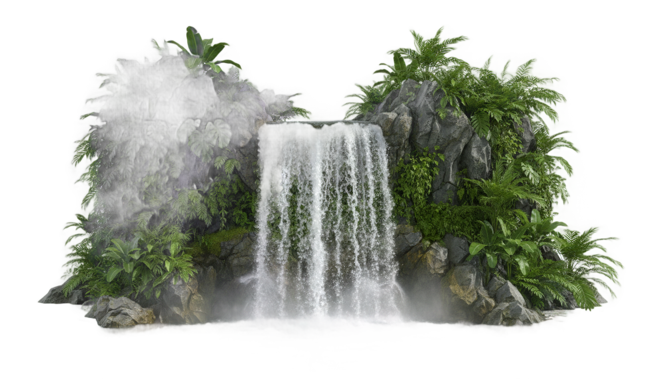 waterfall png file free download PNG transparent background