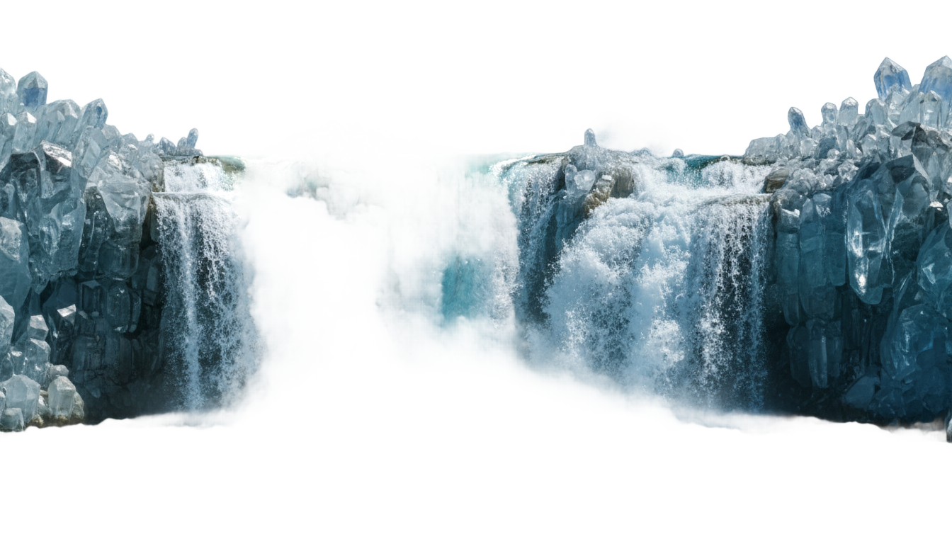 crystal rapids png PNG transparent background