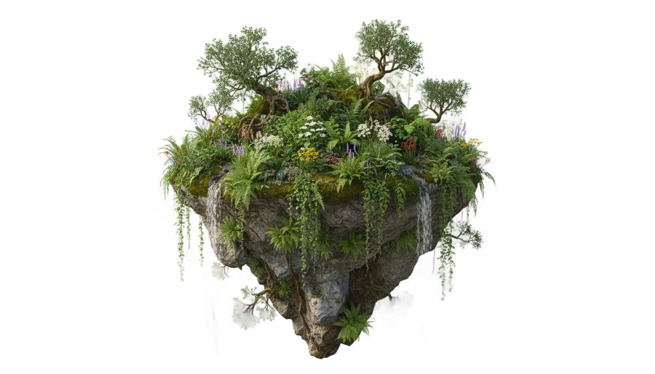 plant island png PNG transparent background