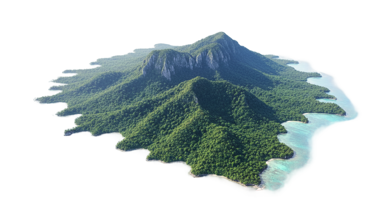 fergusson island png PNG transparent background