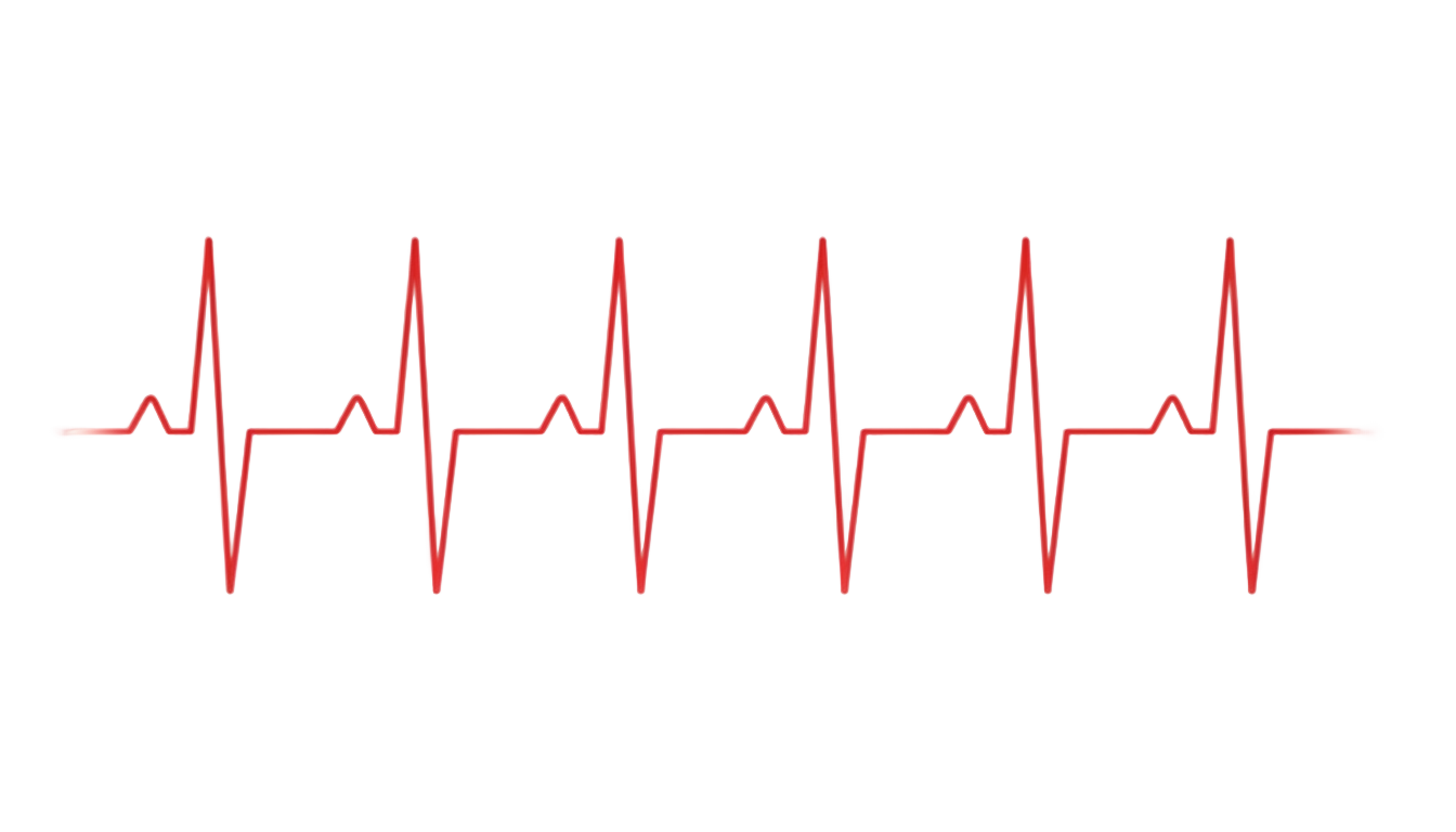 heart beat wave png PNG transparent background