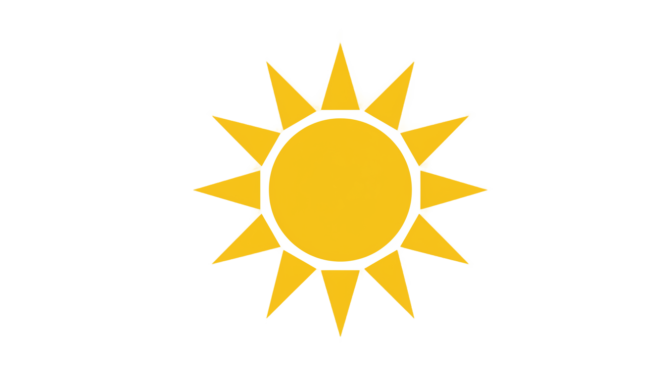 sun icon png PNG transparent background