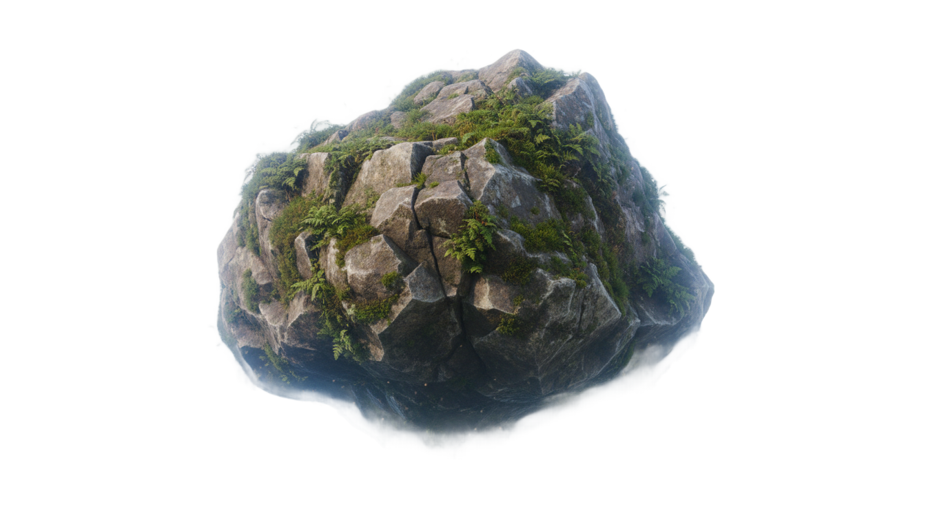 floating rock png PNG transparent background