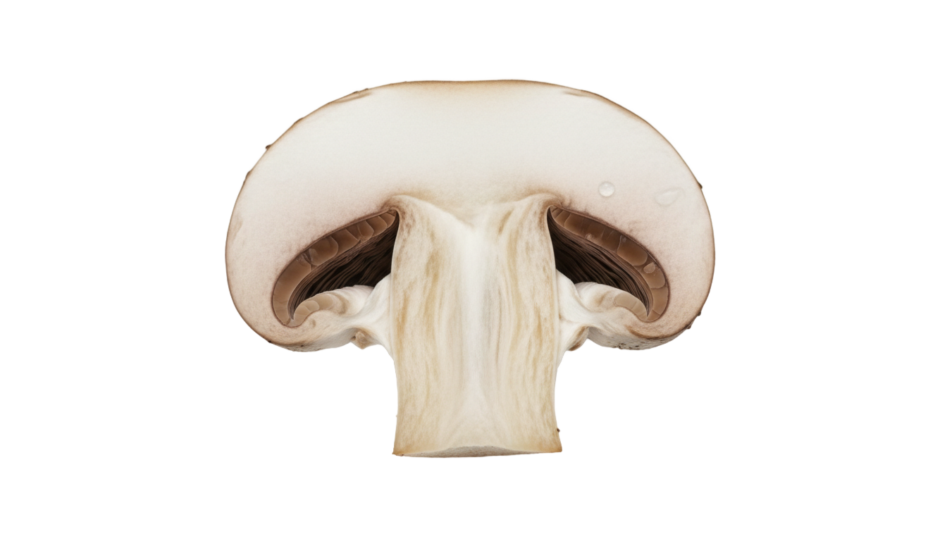 mushroom slice png PNG transparent background