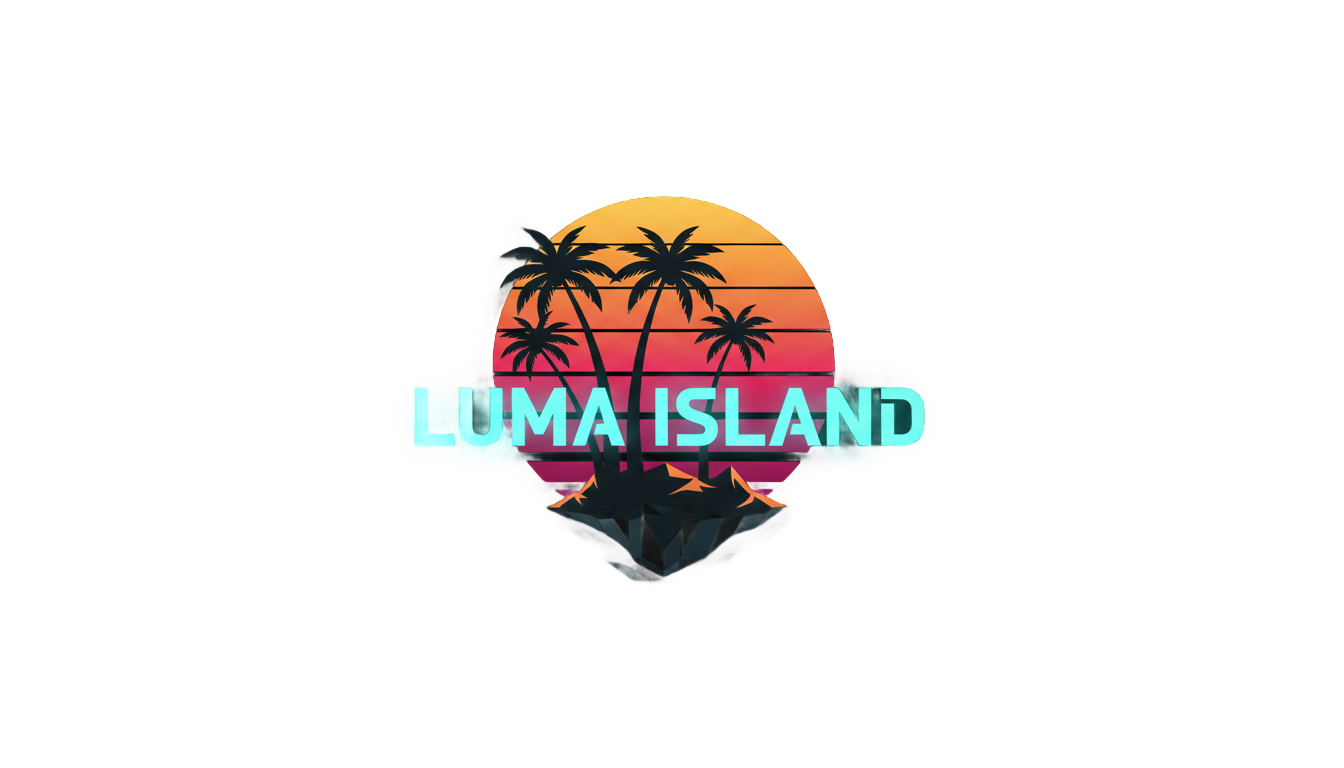 luma island logo png PNG transparent background