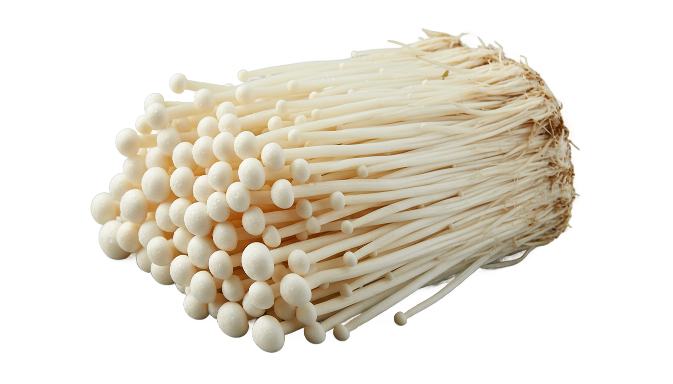 enoki mushroom png PNG transparent background