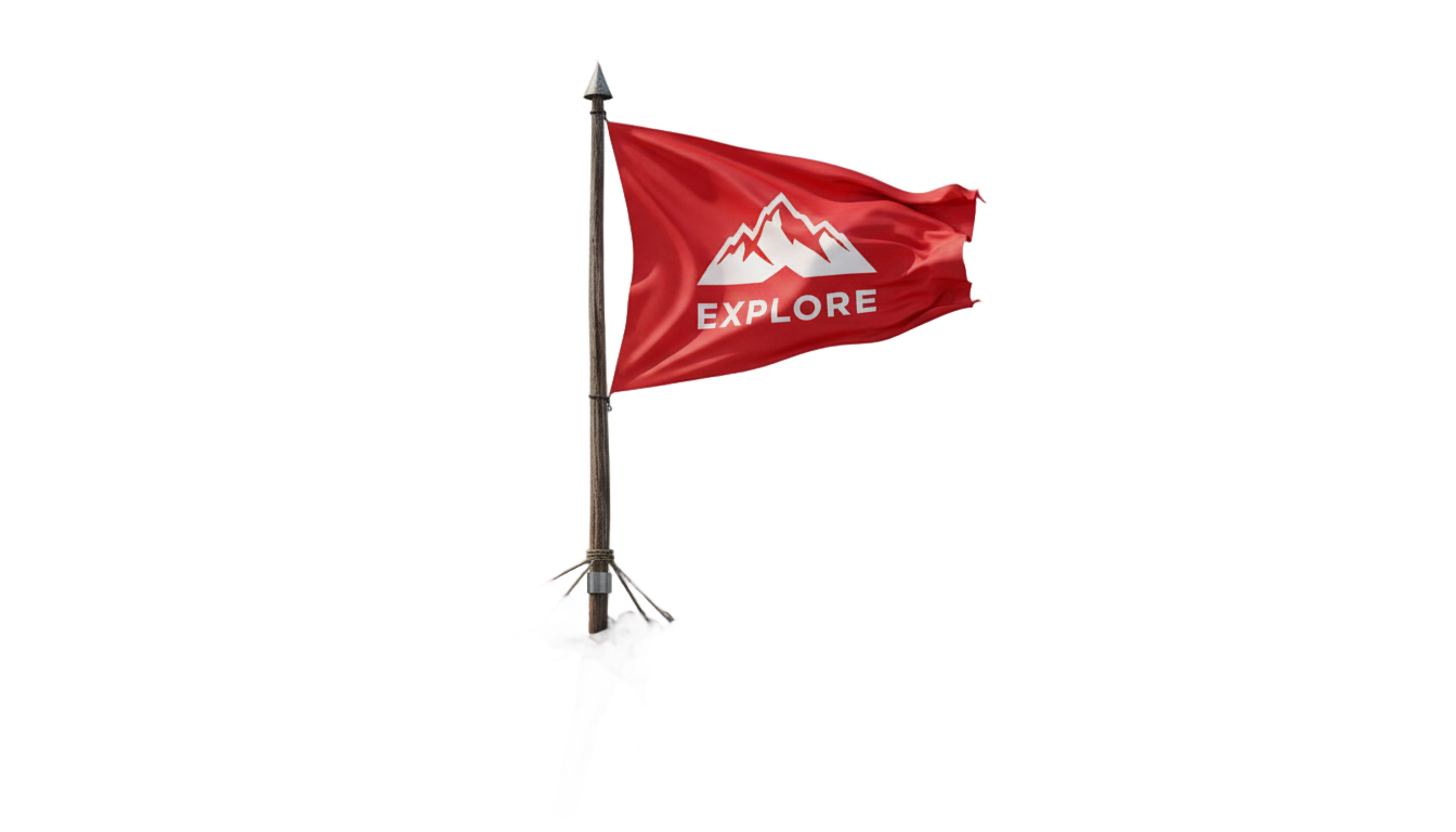 mountain flag png PNG transparent background