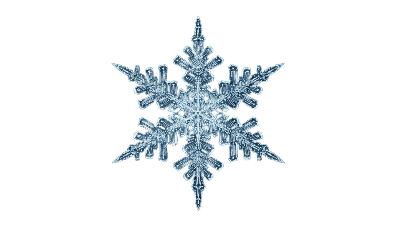 crystal snowflake png PNG transparent background