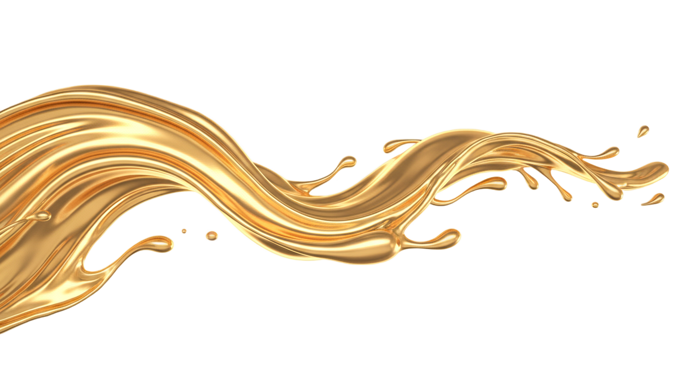 gold wave png PNG transparent background