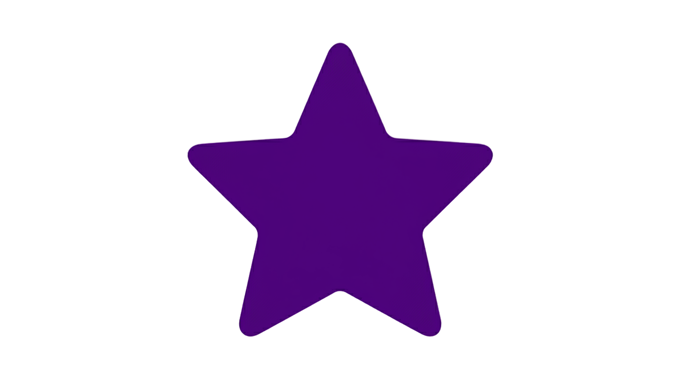 purple star png PNG transparent background