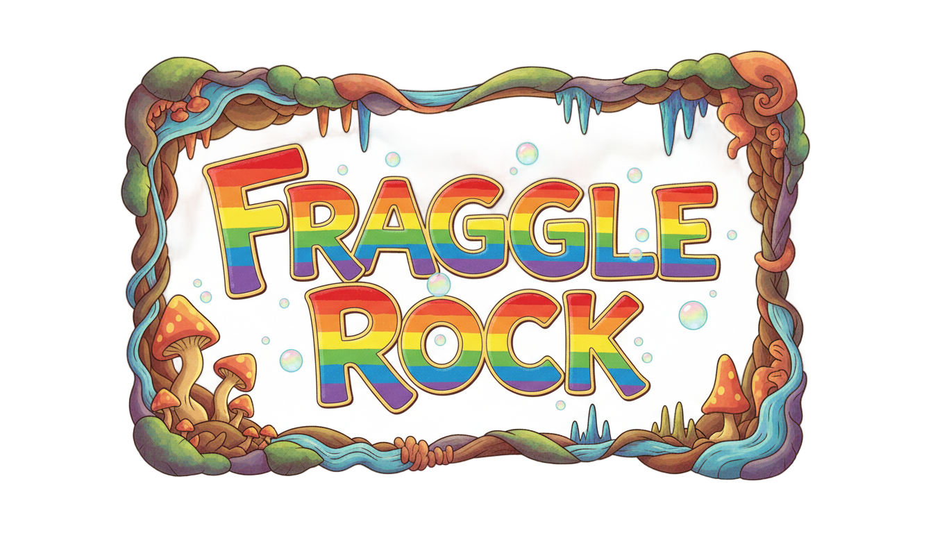 fraggle rock logo png PNG transparent background