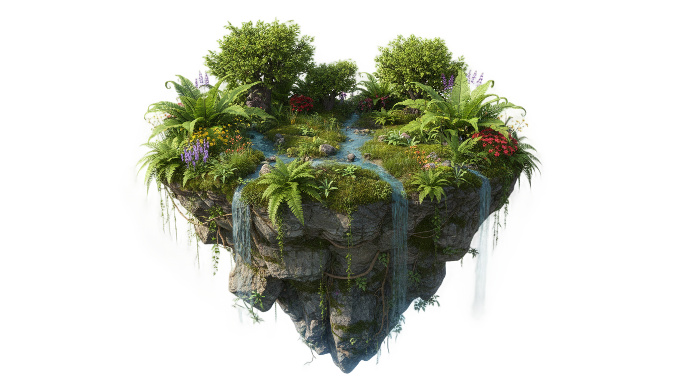 plant island png PNG transparent background