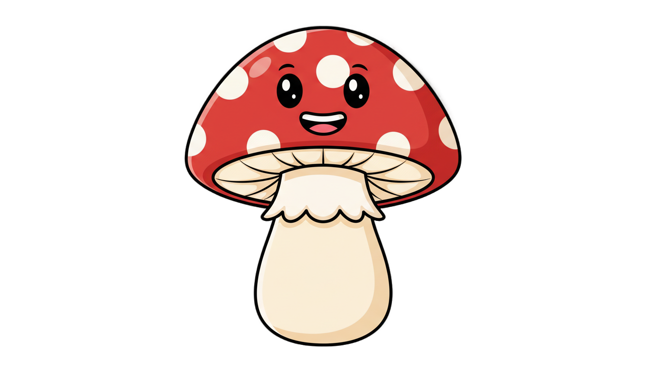 mushroom emoji png PNG transparent background