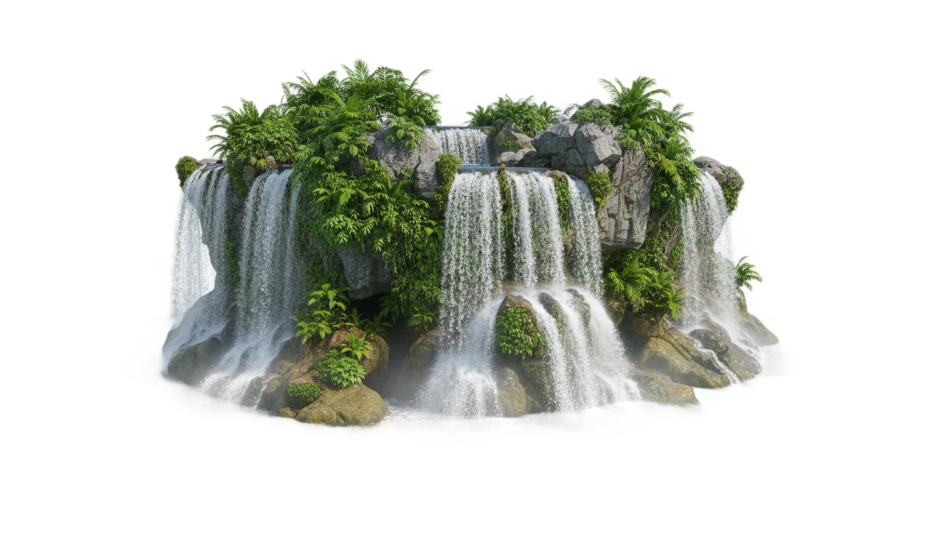 waterfall png file free download PNG transparent background