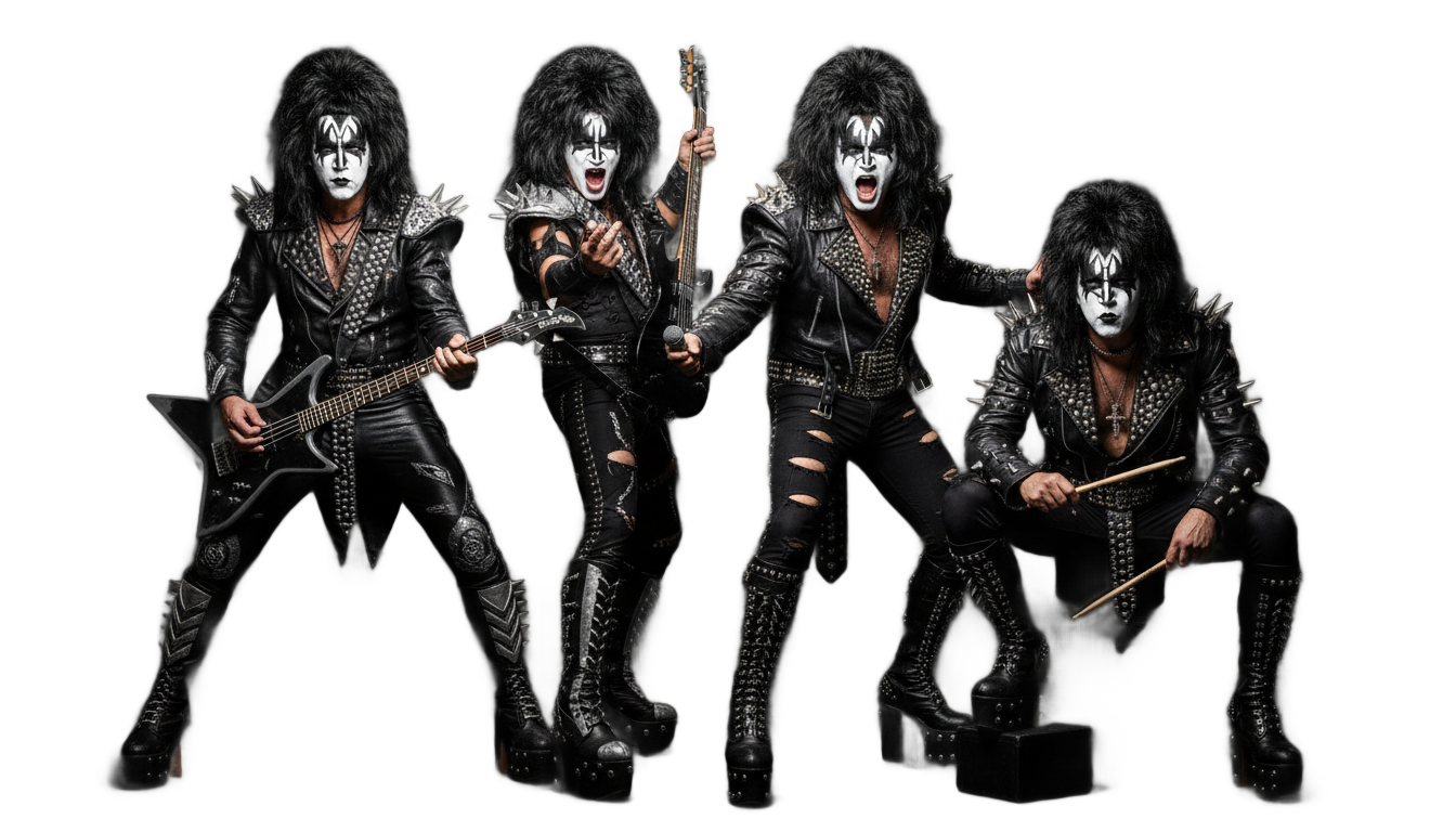 kiss rock png PNG transparent background