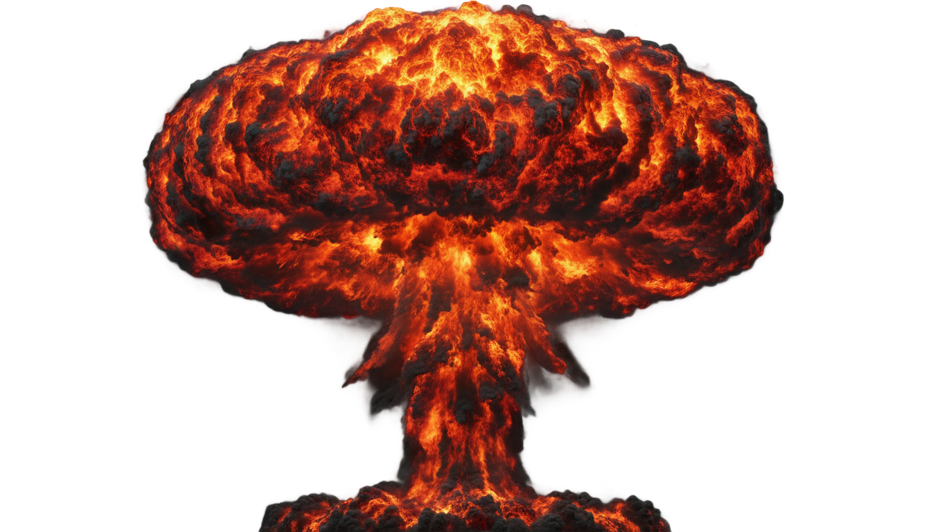 nuclear mushroom png PNG transparent background