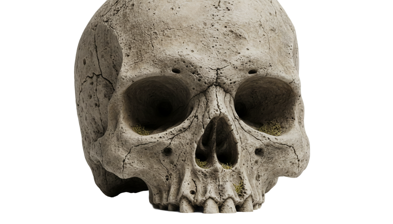 skull rock png PNG transparent background