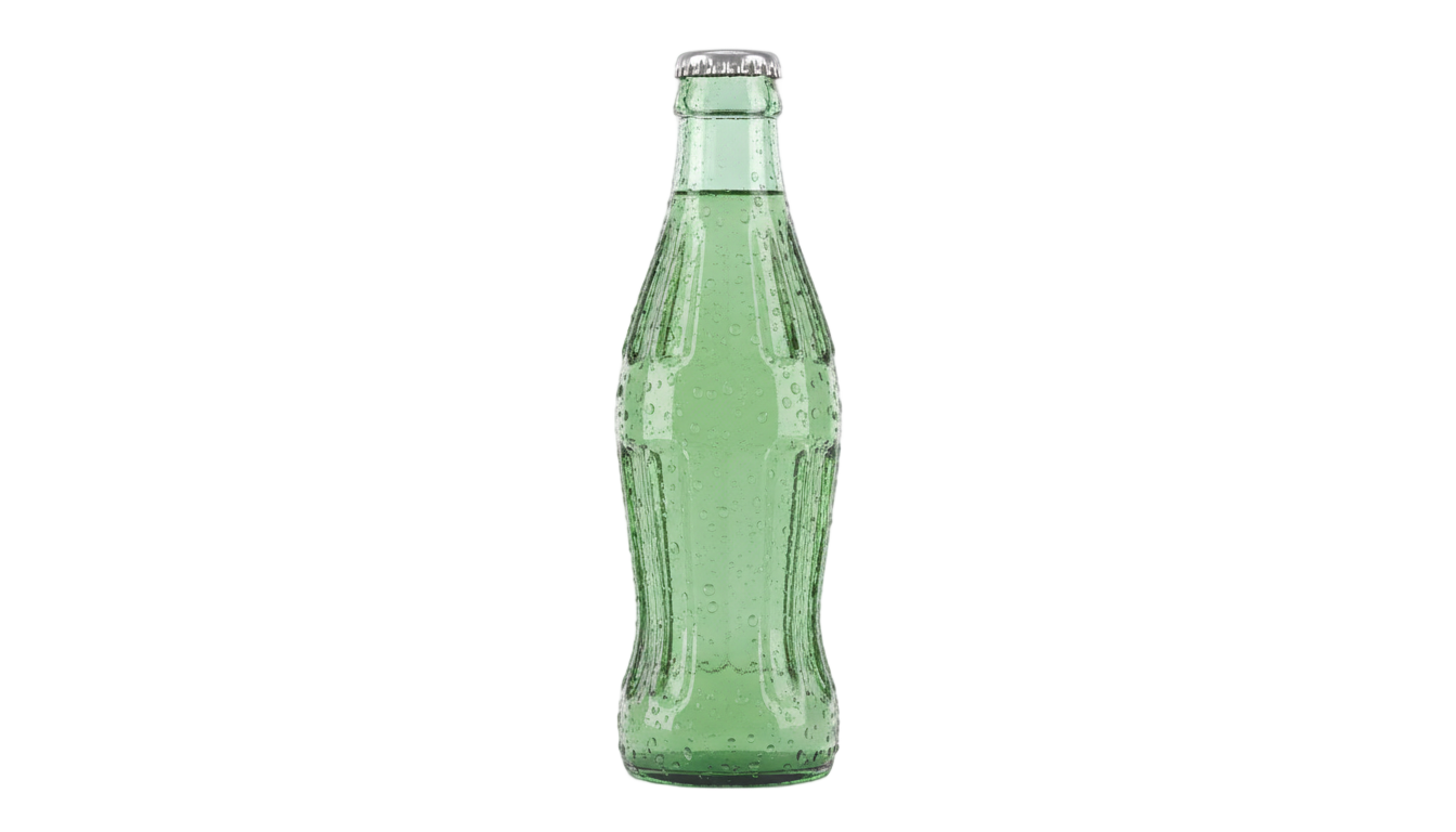 mountain dew glass bottle png PNG transparent background