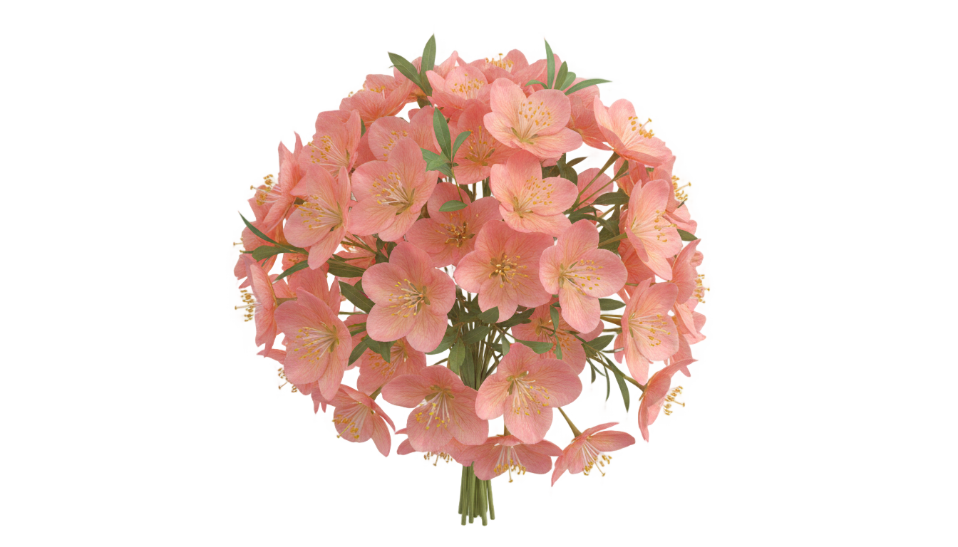 coral flowers png PNG transparent background