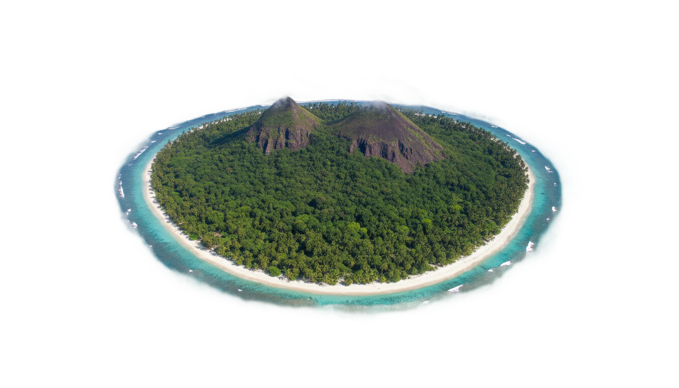 doini island png PNG transparent background
