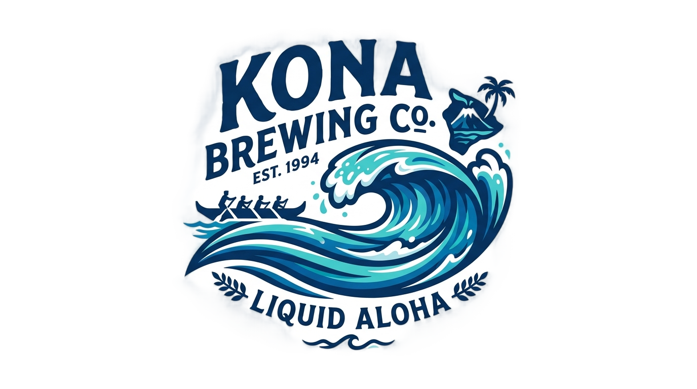 kona big wave logo png PNG transparent background