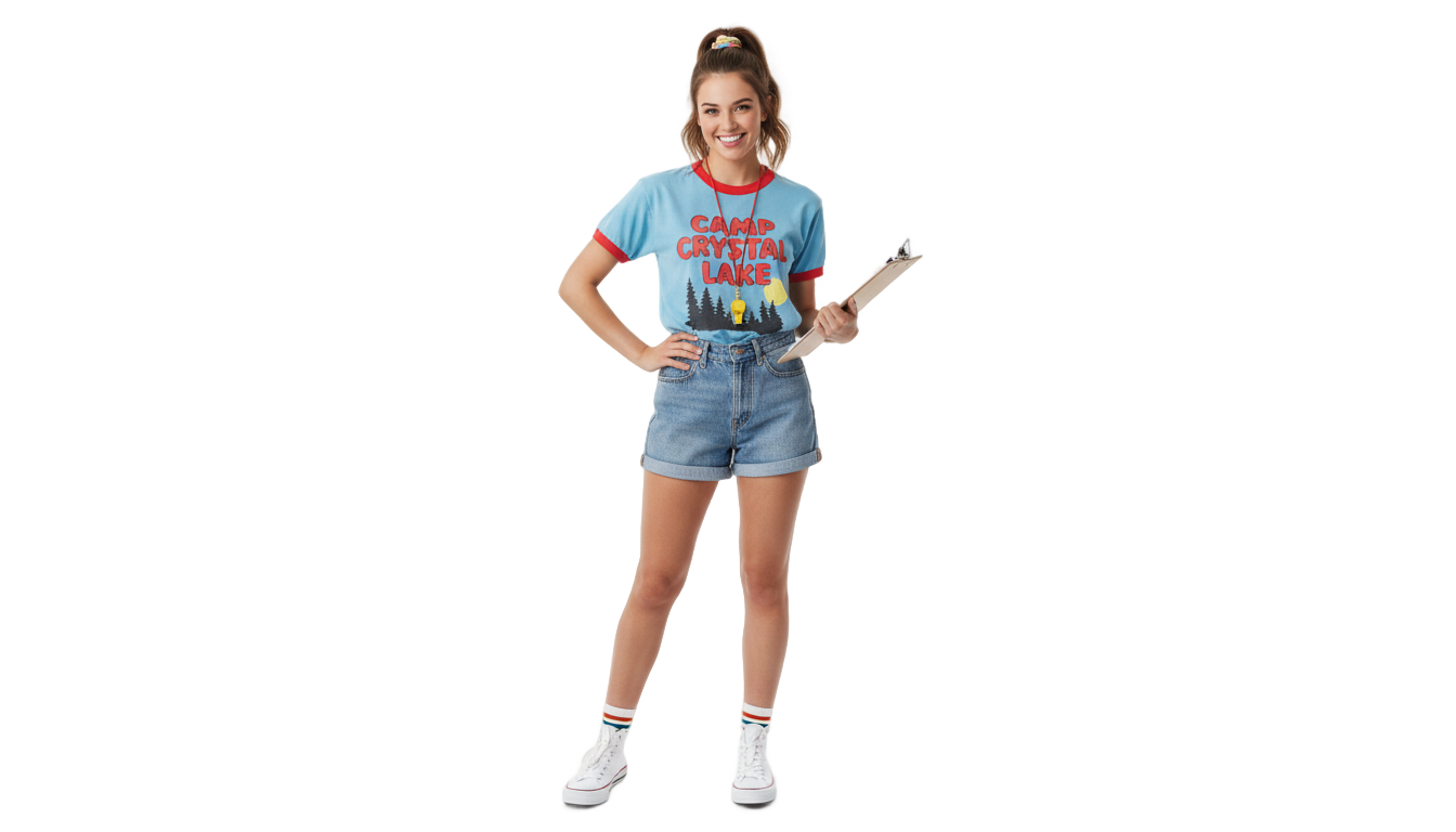camp crystal lake counselor png PNG transparent background
