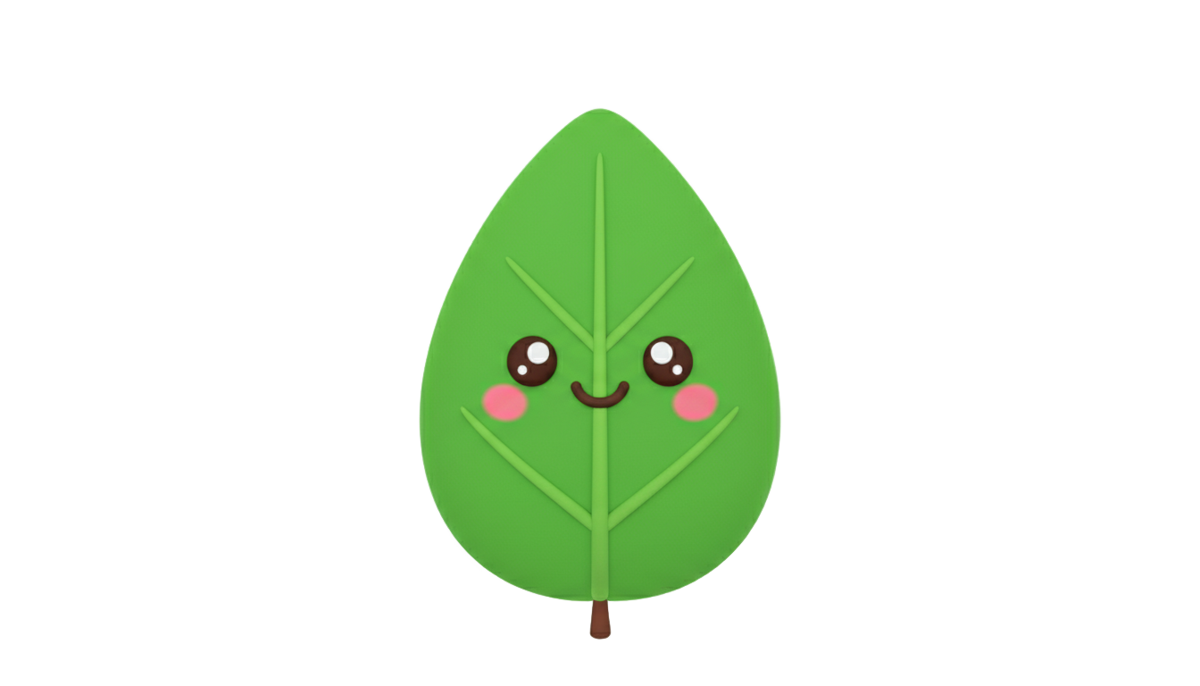 cute leaf png PNG transparent background