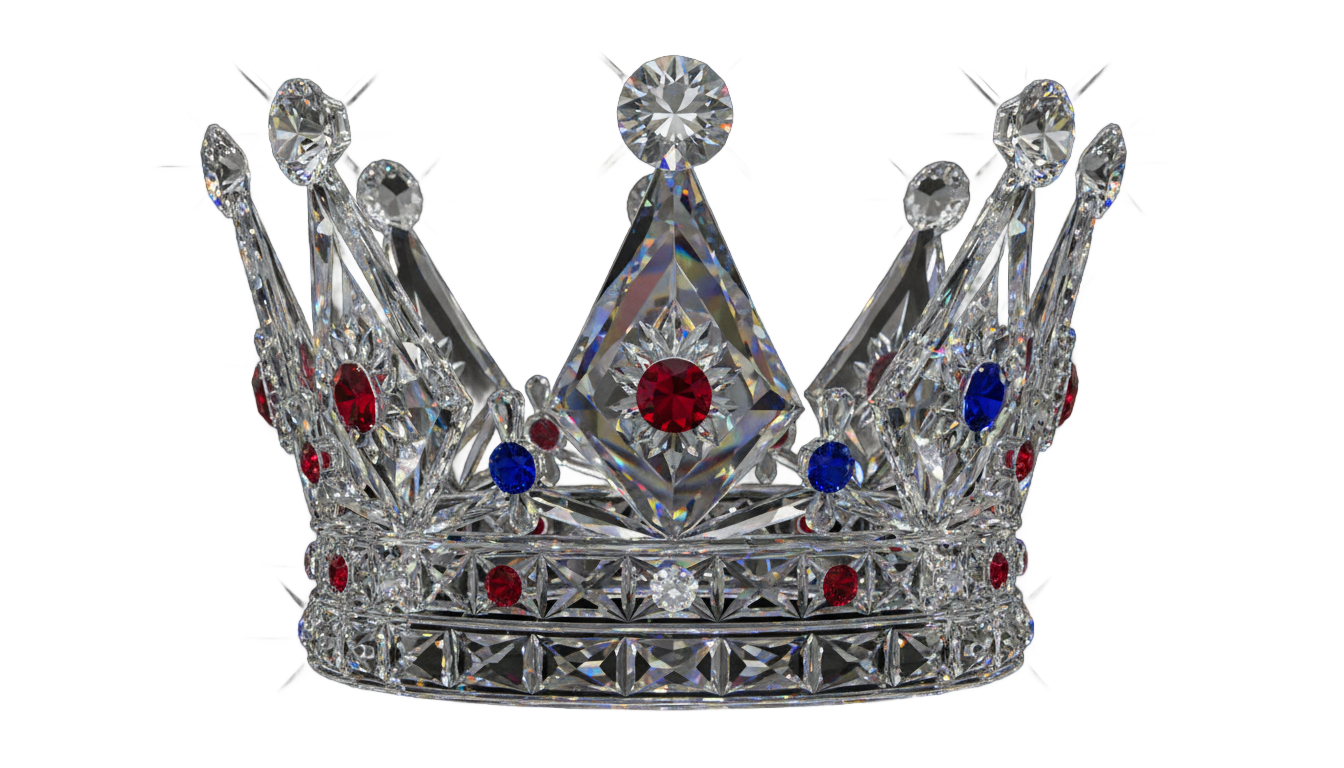 crystal crown png PNG transparent background