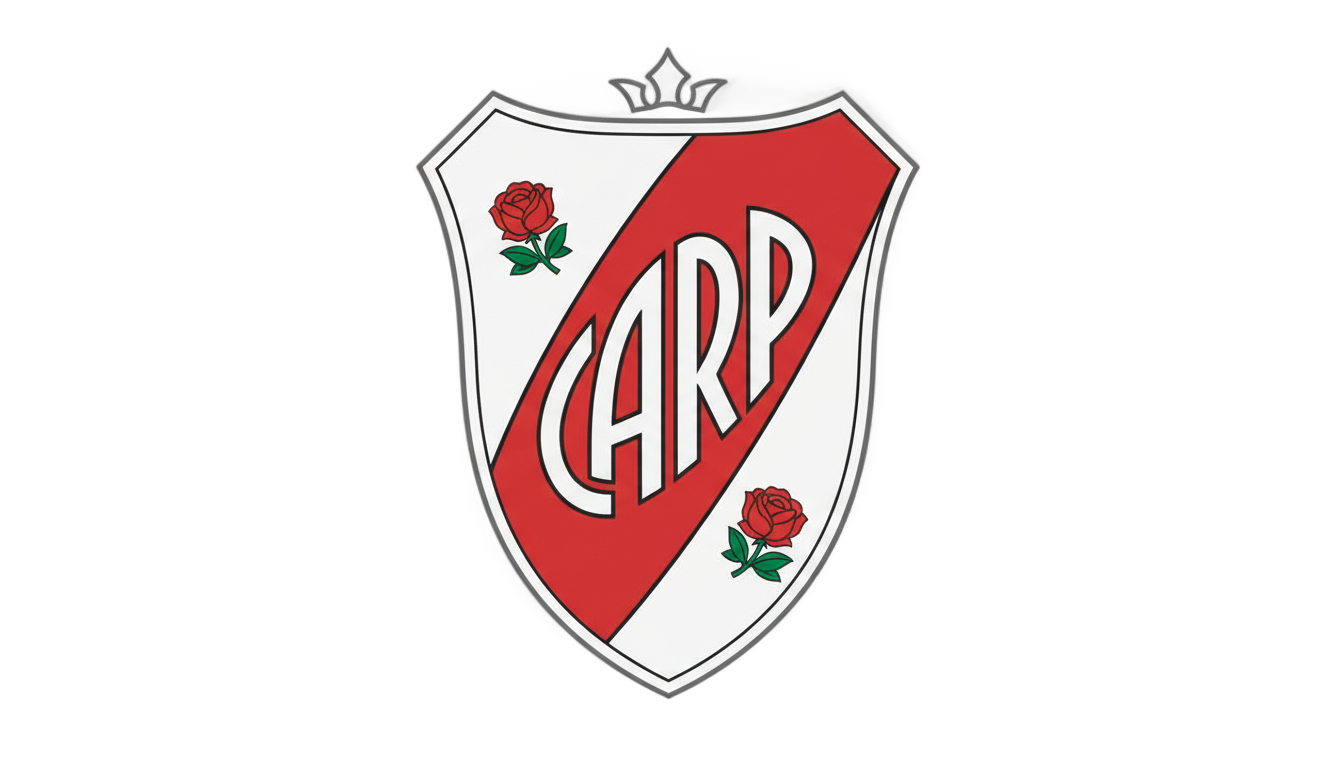 nuevo escudo de river png PNG transparent background