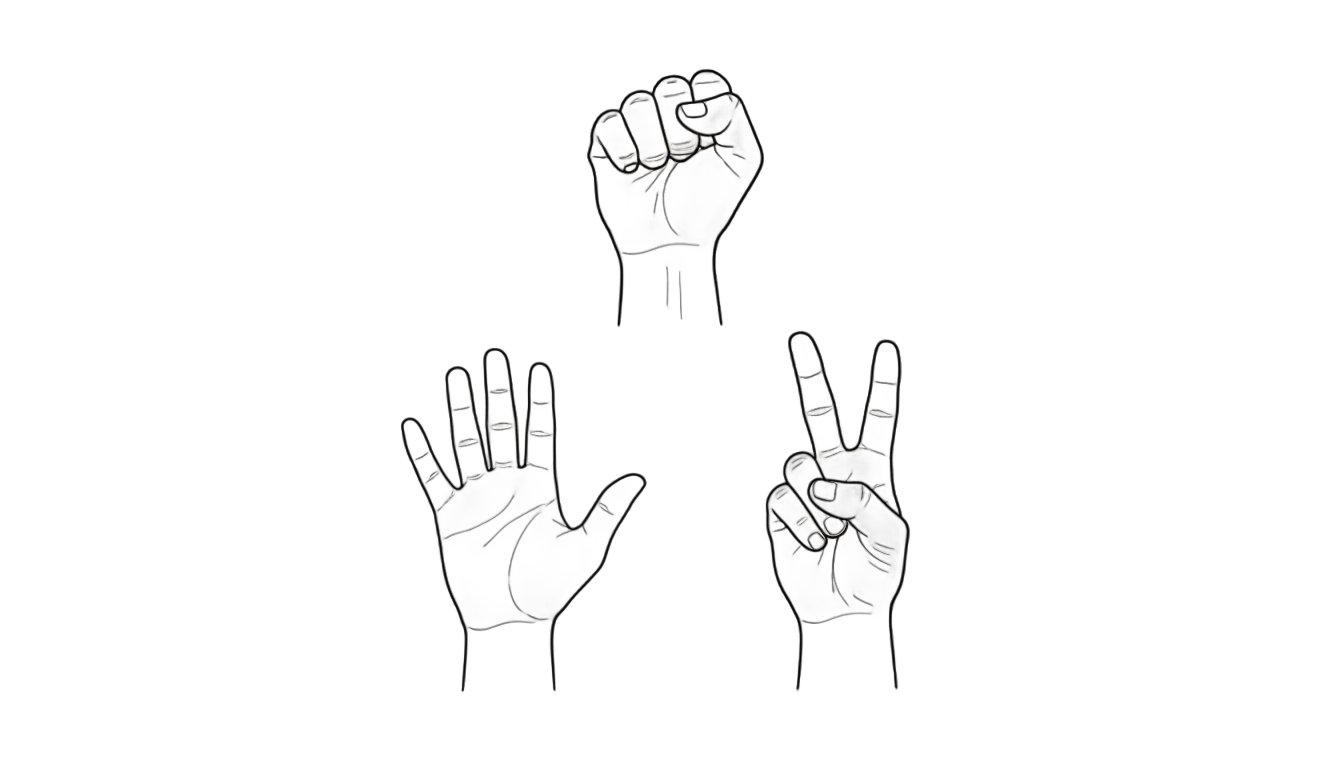 rock paper scissors icon png PNG transparent background