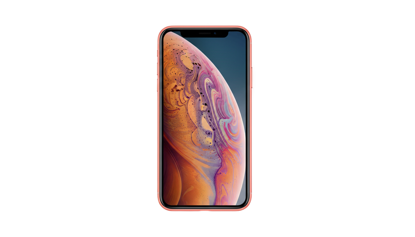 iphone xr coral png PNG transparent background