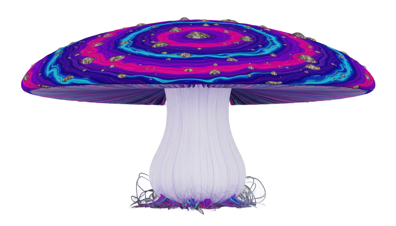 trippy mushroom png PNG transparent background