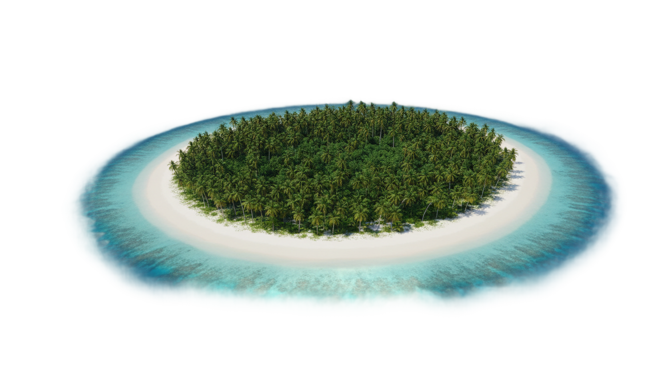 emirau island png PNG transparent background