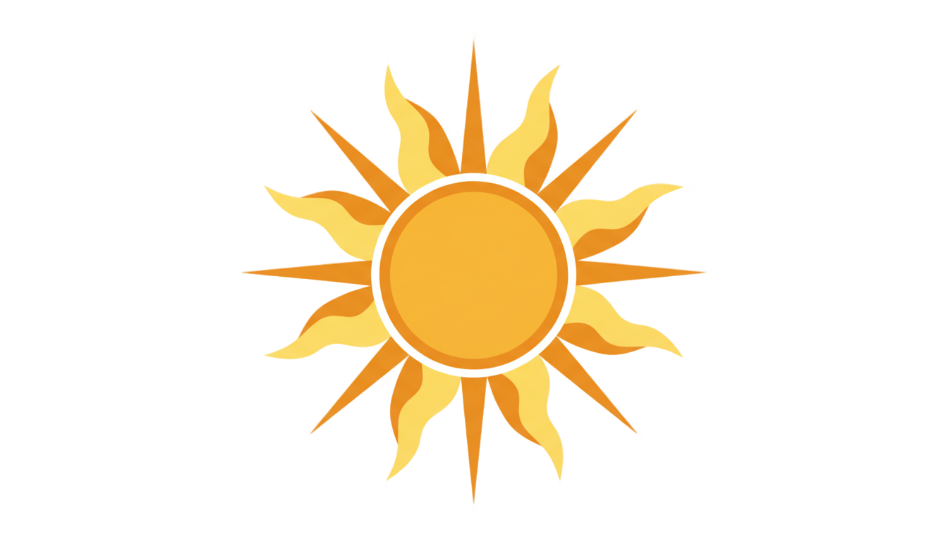 sun design png PNG transparent background
