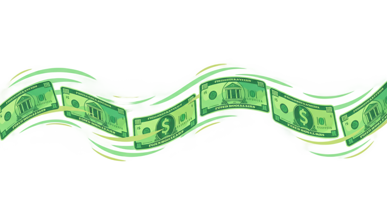 wave money logo png PNG transparent background