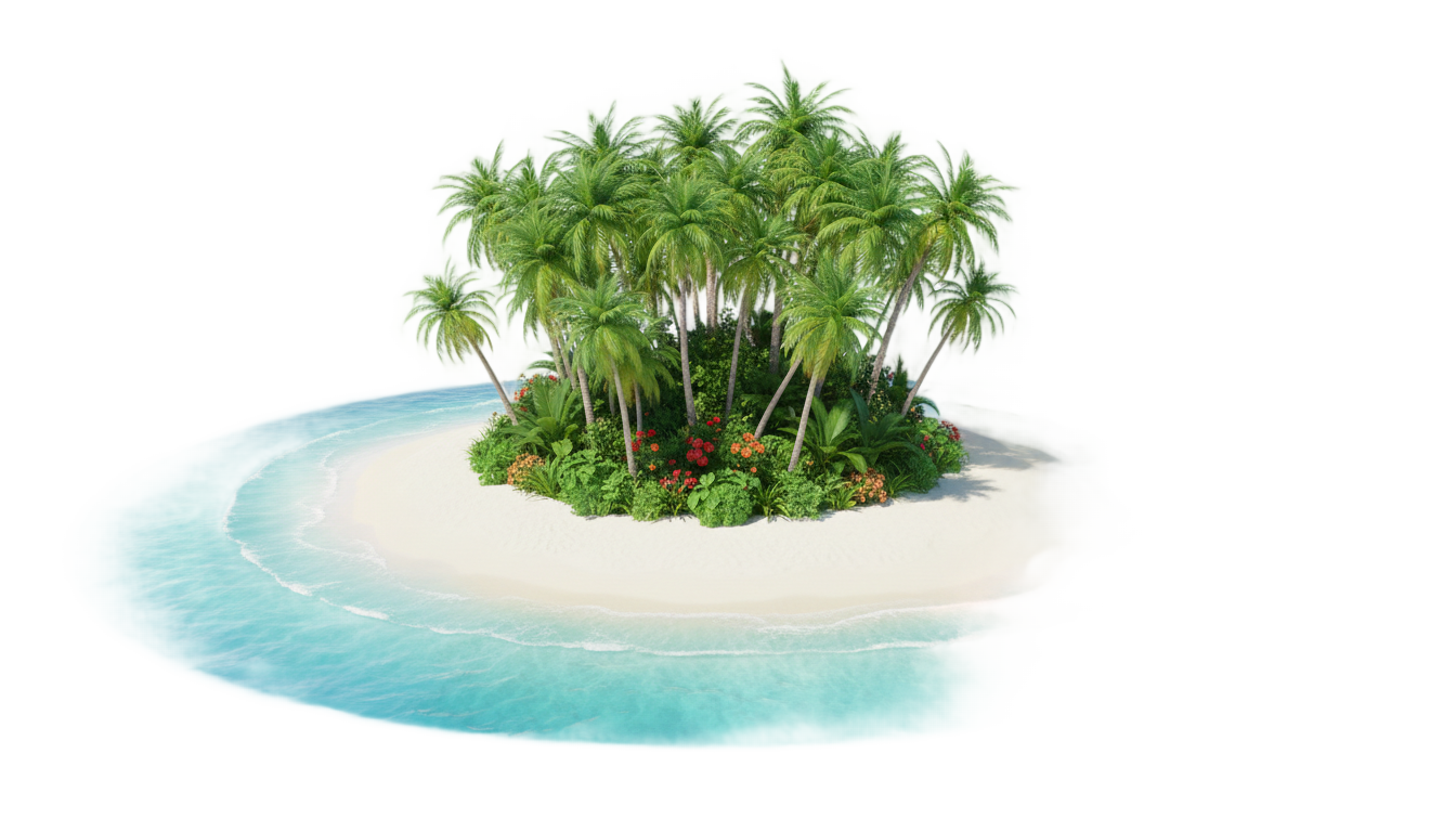 dream island png PNG transparent background