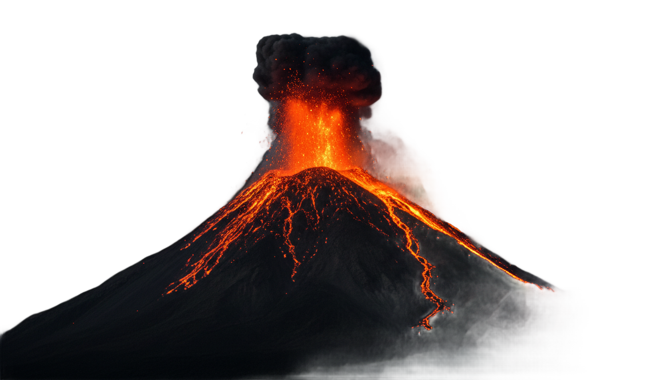 volcano gif png PNG transparent background