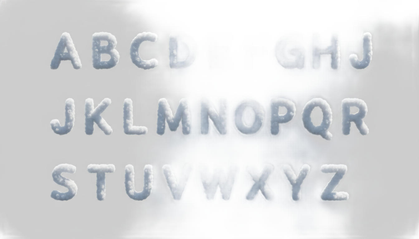 cloud letters png PNG transparent background