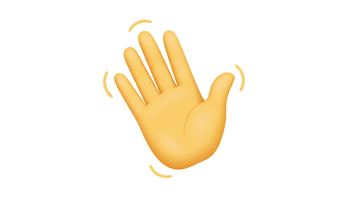 iphone wave emoji png PNG transparent background