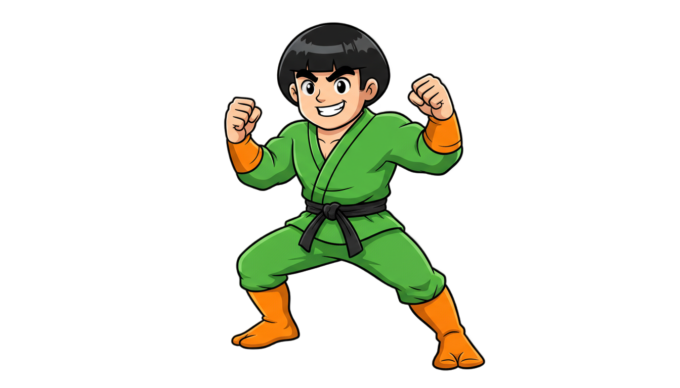 rock lee png PNG transparent background