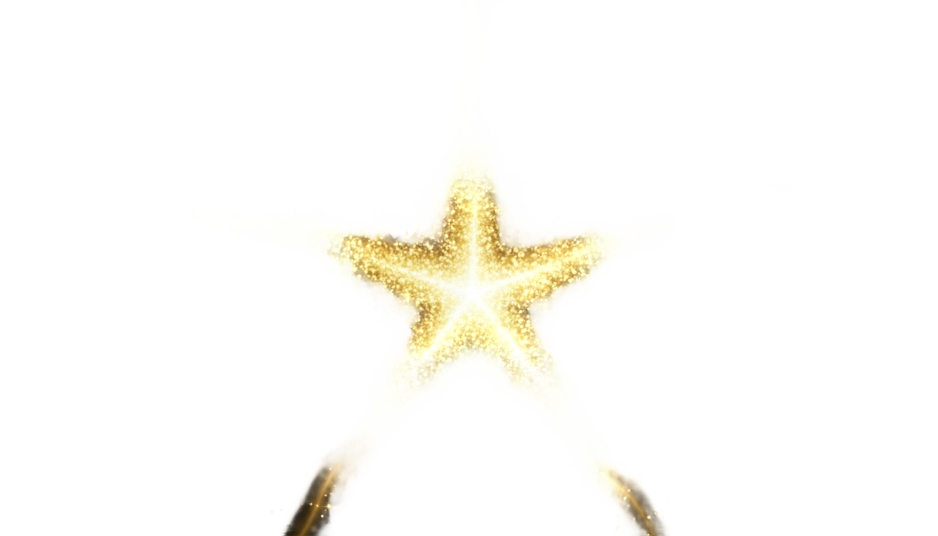 glittering star png PNG transparent background