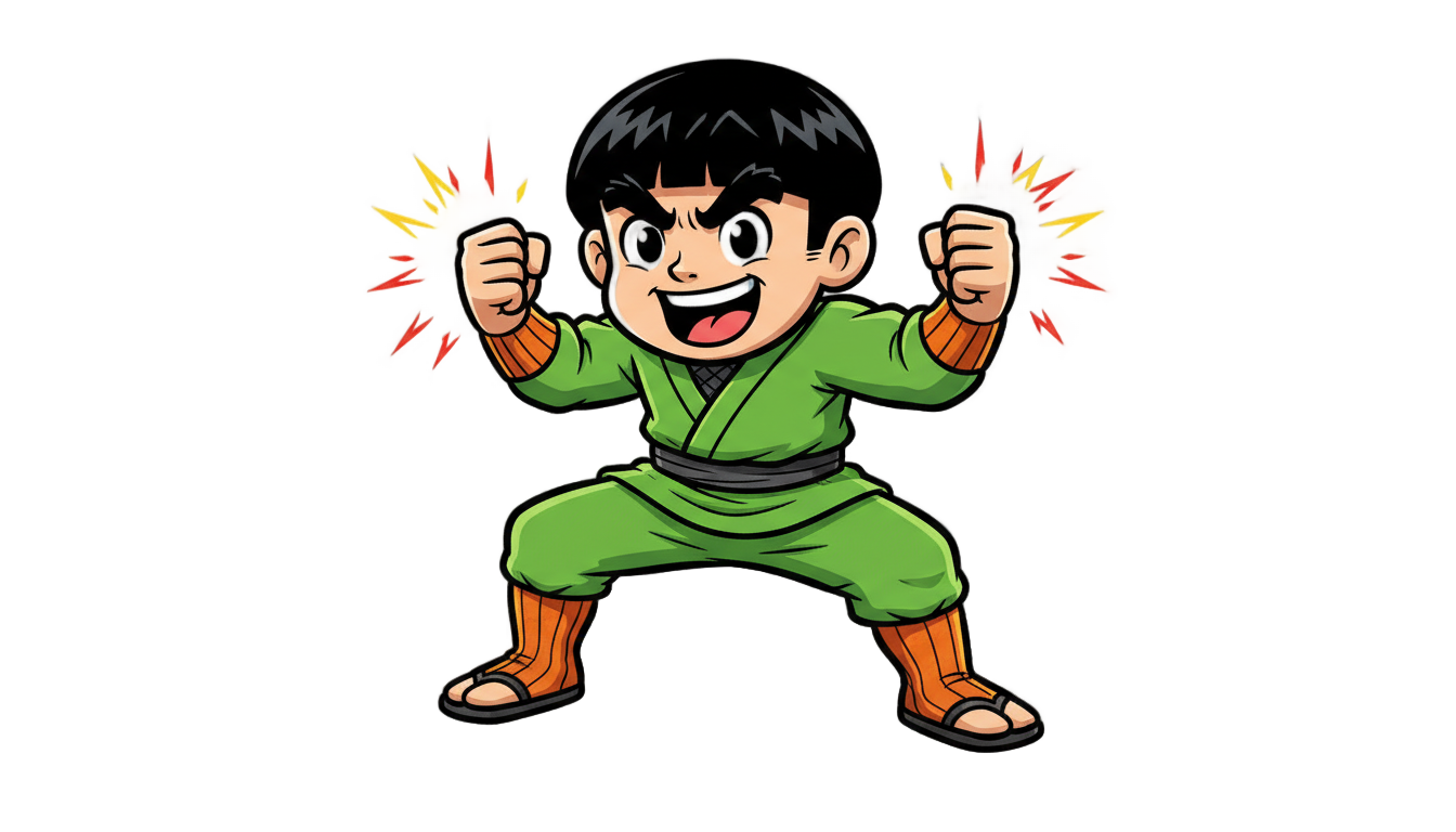 rock lee png PNG transparent background