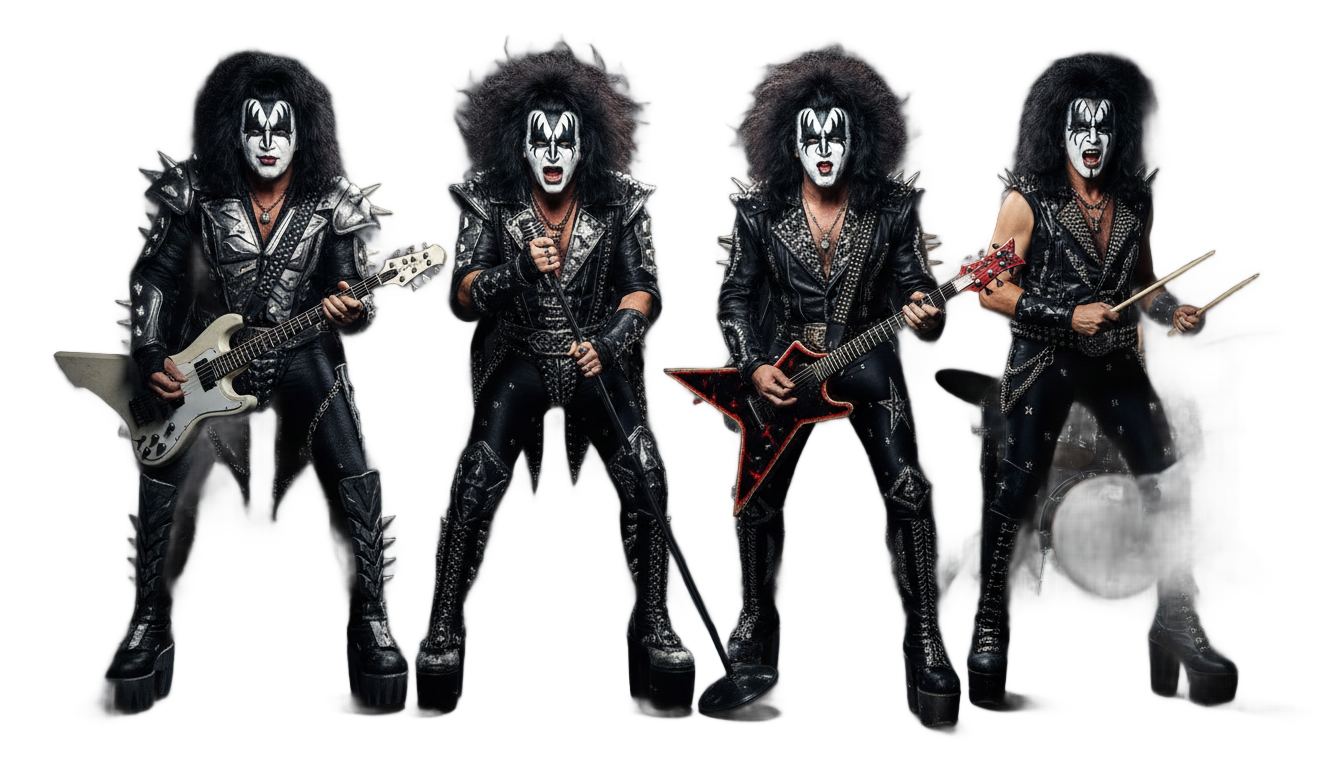 kiss rock png PNG transparent background