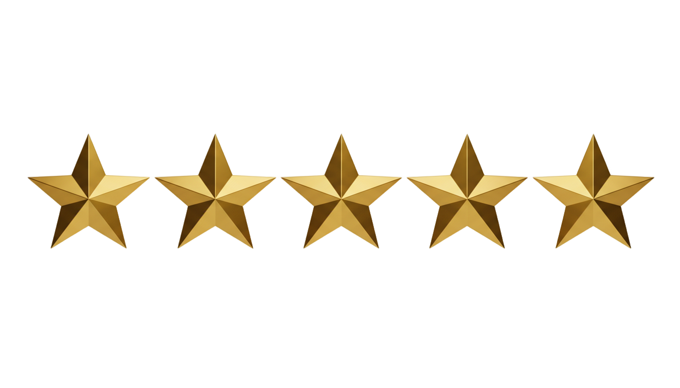 5 star reviews png PNG transparent background