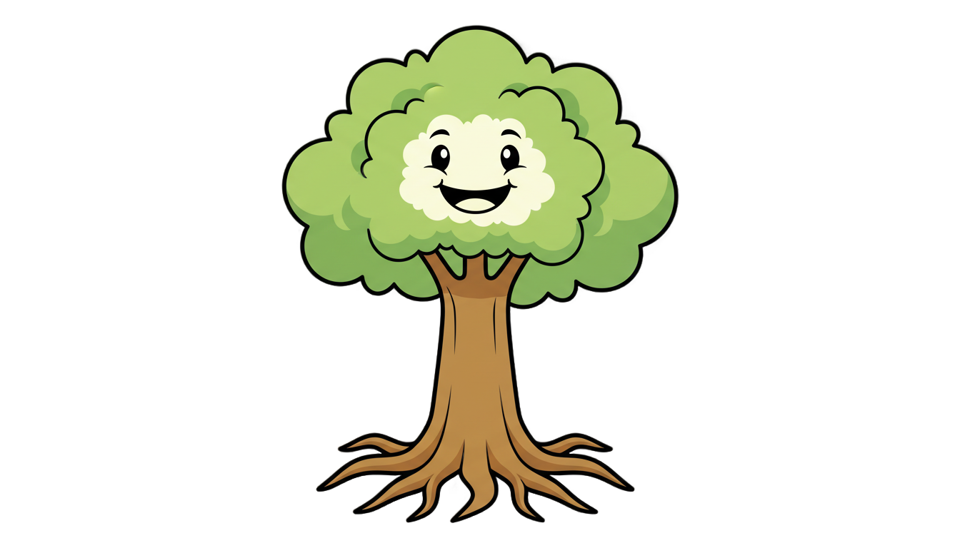 tree cartoon png PNG transparent background