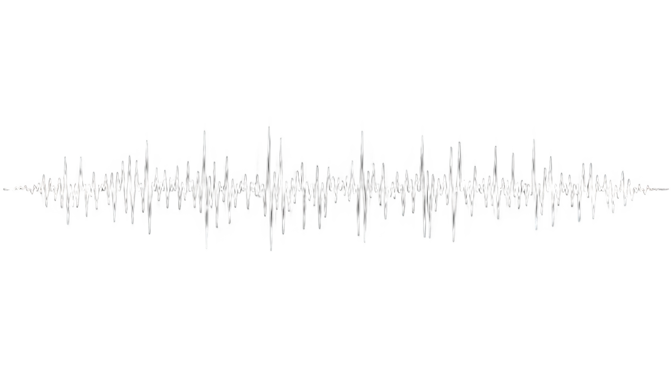 white sound wave png PNG transparent background