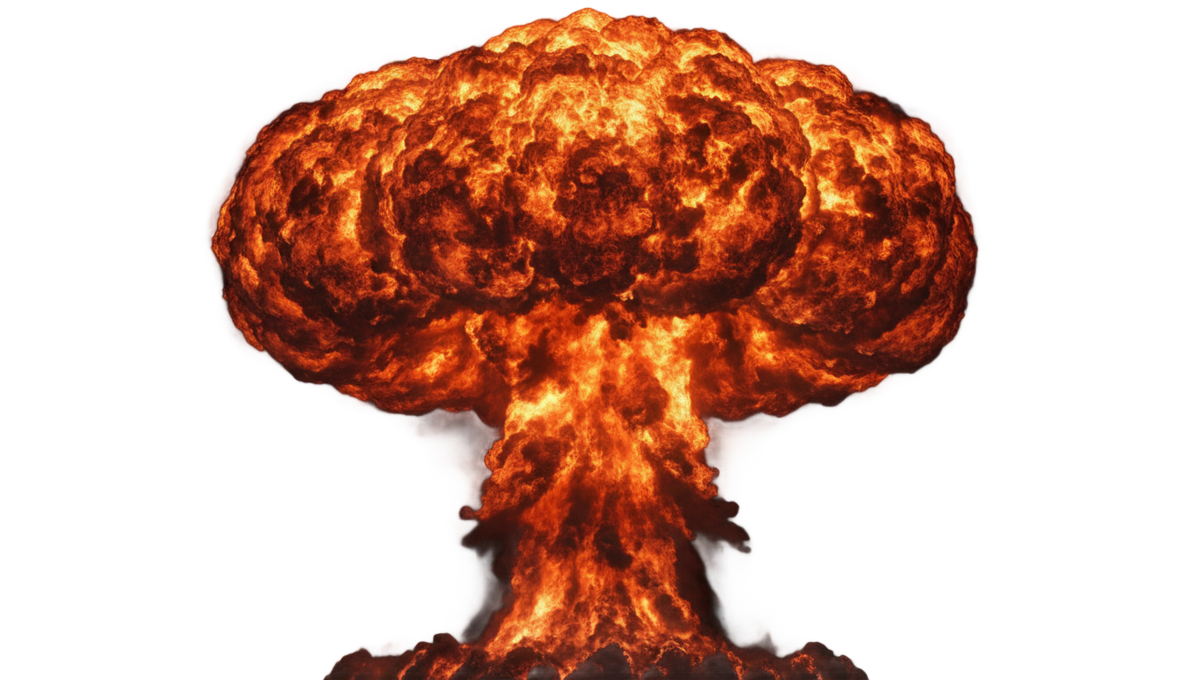 nuclear mushroom png PNG transparent background
