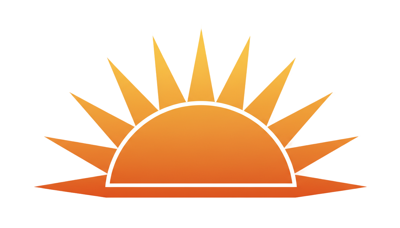 half sun png PNG transparent background