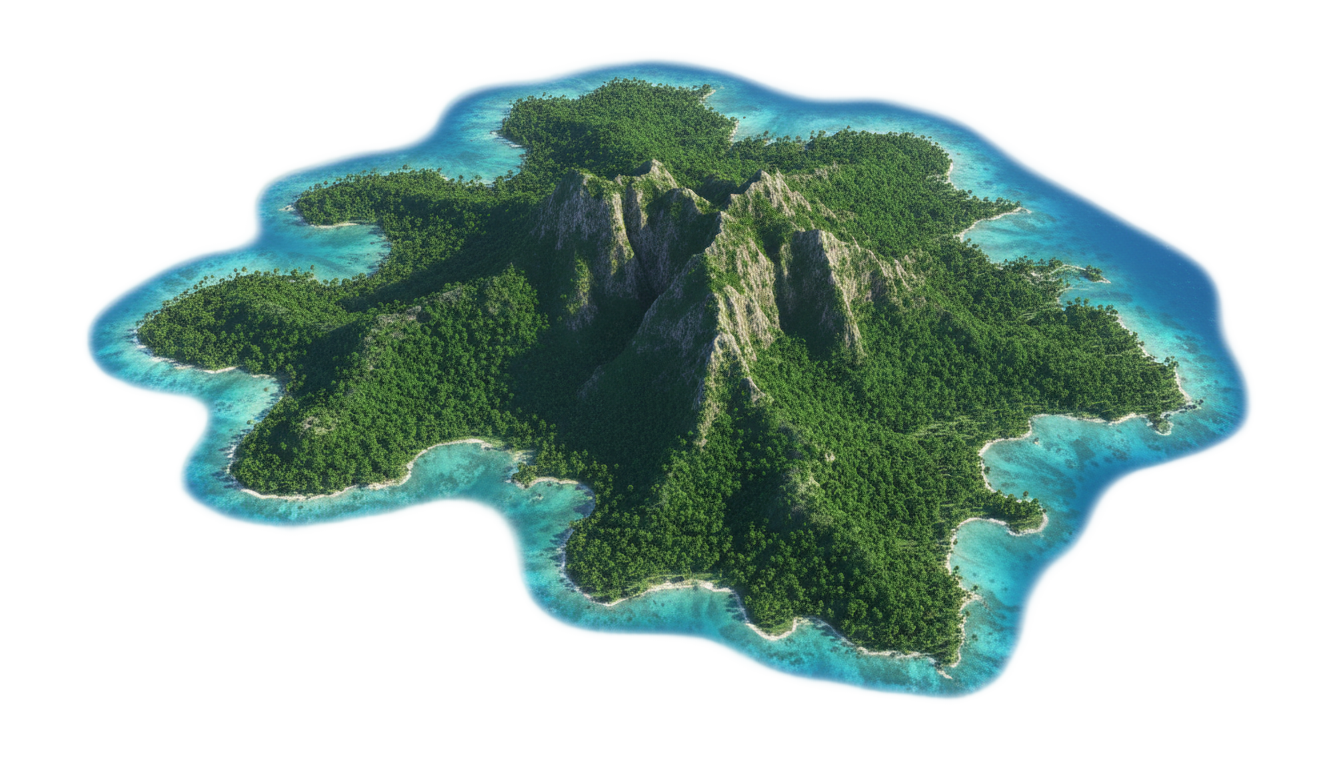 fergusson island png PNG transparent background